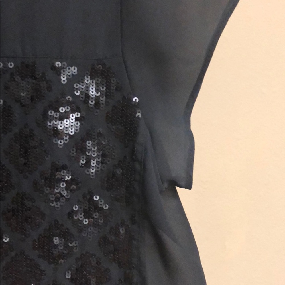 Black sequence blouse - Picture 5 of 5